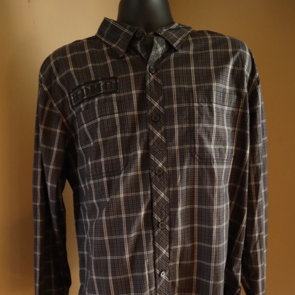 HARLEY DAVIDSON HDMC PLAIN BUTTON UP 2X / XXL SHIRT